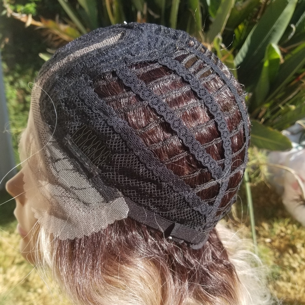 Ash Blonde Hollywood Deep Wave Wig - Picture 5 of 10